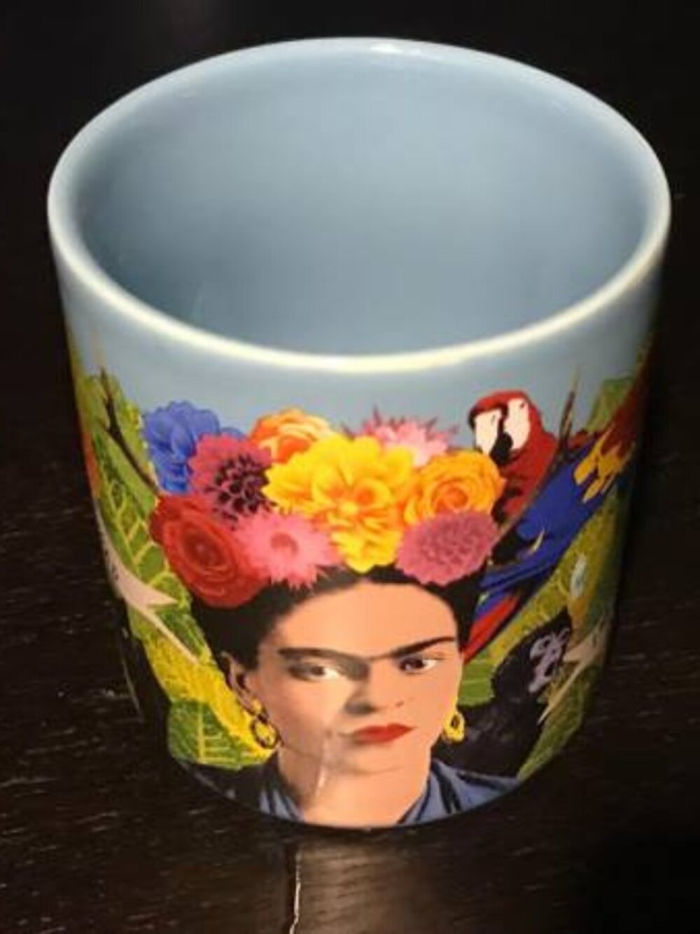 Frida Kahlo Art Coffee Mug (Mint)